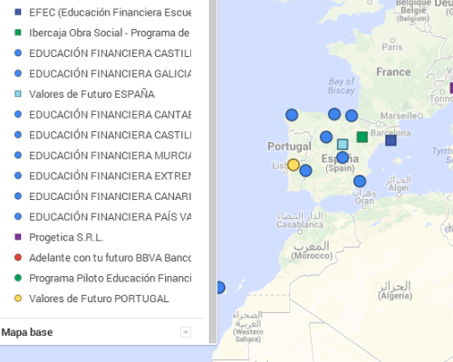 mapa educación financiera